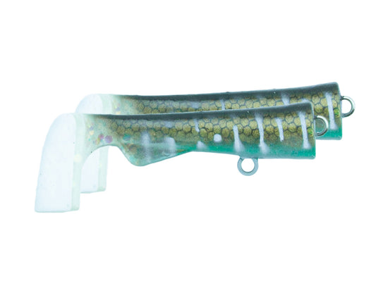 Ugly Louis Paddle tail 2-pack UV Electric Pike